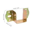 thumbnail image 3 of 10pcs Fence Bracket Galvanized Iron Brackets Wood Rail Support Bracket Fence Repair Kit, 3 of 9