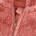 thumbnail image 4 of Gubotare Baby Girls Sleeveless Jacket Cute Baby Girls Toddler Vest Warm Sleeveless Jacket Knitted Spring Winter Kids Waistcoat Style 4T 5T (Pink,4-5 Years), 4 of 5