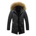 thumbnail image 1 of Gibobby Chamarra acolchada para hombre Chaqueta Con Capucha para Hombre, Chaqueta de Invierno para Hombre, Chaqueta con Cremallera para Hombre(Negro,G), 1 of 4