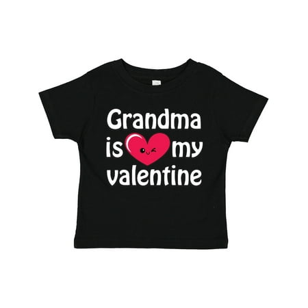 

Inktastic Grandma is My Valentine Gift Toddler Boy or Toddler Girl T-Shirt