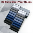 thumbnail image 7 of 20 Pack Unisex Silk Sheer Crew Socks Ultra Thin Breathable Dress Socks Soft Athletic Socks for Men Women, 7 of 7