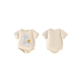 thumbnail image 2 of BemeyourBBs Baby Boy First 1st Birthday Outfit One Years Old Birthday Clothes Summer Bubble Romper Milk and Cookie Print Short Sleeve Bodysuit Playsuit, 2 of 9