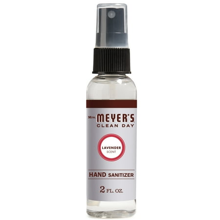 (4 pack) (4 pack) Mrs. Meyer's Clean Day Hand Sanitizer, Lavender, 2 Oz