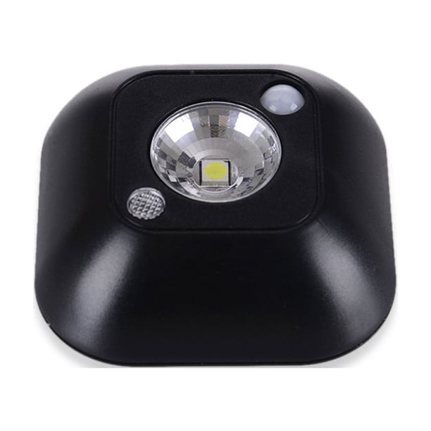 Fiudx Luz Led con Sensor de Movimiento, Activación Automática, Sensor de Luz Natural de Bajo Consumo, Montaje Adhesivo, Lámpara de Noche Multiusos, para Armario, Gabinete, Emergencia, Tamaño 70 X 70