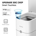 thumbnail image 6 of Maoface 3.5 Gallon Smart Motion Sensor Trash Can with Lid, Automatic Touchless Bathroom Trash Can, Slim Waterproof Garbage Bin for Bathroom, Bedroom, Kitchen, 6 of 14