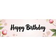 thumbnail image 4 of LUUFILx Floral Happy Birthday Backdrop Banner Elegant Peony Decoration for Birthday Party Supplies Background Photography Props Festive Celebration Decor, 4 of 7