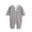 White, variant on HAiming Baby Boys Girls Striped Jumpsuit Long Sleeve Button Loose Casual Trendy Snowsuit Fall Winter Outdoors Clothes
