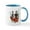 White/Blue Inside, variant on CafePress - A Steampunk Snowman Mugs - 11 oz Ceramic Mug - Novelty Coffee Tea Cup