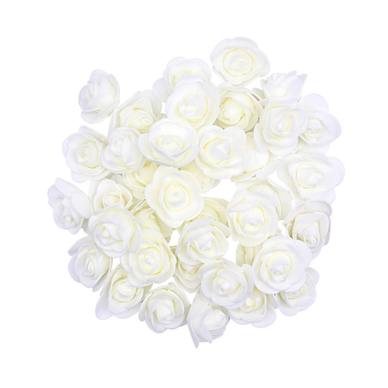 50pcs Foam Rose Heads Artificial Flowers Bulk Foam Roses Red Artificial