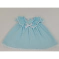thumbnail image 4 of Newborn Baby-Toddler Dress- Fluttered Sleeves- Blue Girl's Dress- Bloomer Set-Children's Clothing Store, 4 of 8