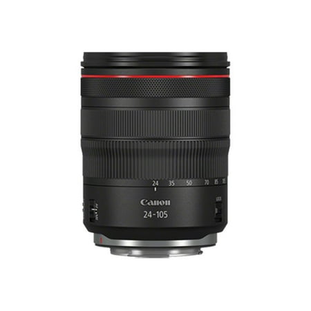 Canon - EOS R Mirrorless 4K Video Camera with RF 24-105mm f/4-7.1 IS STM Lens - Black