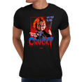thumbnail image 2 of Chucky Friends Til the End It’s Time to Play Unisex Adult Short Sleeve T-Shirt (Black, S-2XL), 2 of 3
