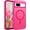 Hot Pink, variant on for Google Pixel 8a Case, Google 8a Magnetic Case [Compatible with MagSafe] Translucent Matte Slim Shockproof Anti-Fingerprint Anti-Scratch Protective Cover for Google 8a 6.1’’ Blue
