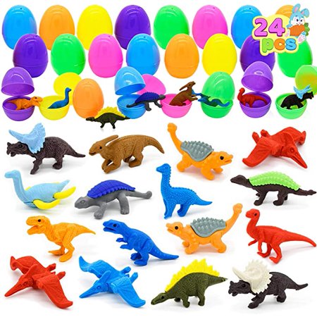 JOYIN 24pcs Dinosaur Animal Erasers for Kids  3D Mini Puzzle  Pencil Erasers Bulk Toys  Classroom Reward Game Prizes  Student Desk Pets  Treasure Box Party Favors  Pinata Stuffers School Gift