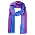thumbnail image 1 of INSPIRAR CHIC Bufandas de Satén de Color Gradiente para Mujeres, Coloridas, Ligeras y Suaves, Pañuelo Hijab, Envolturas, Chal 70.9"x35.4" Gradiente-7, 1 of 6