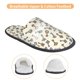 thumbnail image 3 of Balery Keys1 Pantuflas de Casa de Felpa Silenciosas con Diseño Estampado, Zapatillas Cómodas Antideslizantes de Algodón para Interior-Medium, 3 of 8