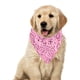 thumbnail image 5 of Productos de salud y bienestar para mascotas Jacenvly. Liquidación. Pañuelos para perros. Babero triangular para mascotas. Ajuste con dos broches. Accesorios para perros, cachorros y gatos. Rosa., 5 of 8
