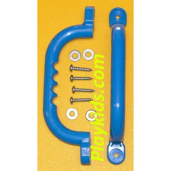 Handle Safety for Play Set Hand Grips Jungle Gym Grab Bar for Swing Set Playgrounda Good Grip 10 Long Blue 1 Pair
