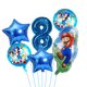 thumbnail image 3 of 6 piezas de decoración para fiesta de cumpleaños de Super Mario Brothers, muñeco de juego de dibujos animados Sonic Hedgehog, globo, suministros de juguetes para baby shower para niños, 3 of 5