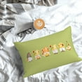thumbnail image 3 of Salouo Sunflower Gnomes 5 Pattern Pillow Cases,1PC Pillow Covers with Envelope Closure Decorative Pillow Case for Bed Couch,Pillows Not Included-14"x20", 3 of 6