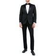 thumbnail image 1 of Mens Black Tuxedo, Jacket Slim Fit Peak Lapel, 1 of 4