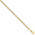 thumbnail image 1 of 14k 2.4mm Flat Anchor Chain (Weight: 2.31 Grams, Length: 8 Inches), 1 of 4