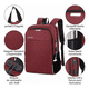 thumbnail image 2 of Mochila Porta Laptop con Puerto USB Unisex Roja, 2 of 3