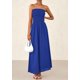 thumbnail image 3 of Vestido de invitada de boda PRETTYGARDEN Tube Top Maxi Blue Chifon, 3 of 9