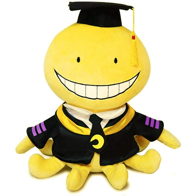 Anime peluche aula personaje peluche juguete muñeca relleno divertido amarillo dibujos animados tiro P JFHHH pequeña