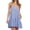 Dark Blue, variant on StSilkitty Striped Cami Dresses for Womens Spaghetti Strap Sleeveless Square Neck Romper Sundresses Beach Vacation Dress