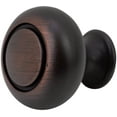 thumbnail image 4 of Designperfect Dpa-R31k Classic 1-1/4" Round Button Cabinet Knob / Drawer Knob - Chrome, 4 of 7