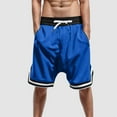 thumbnail image 2 of Caqnni Basketball Shorts for Men Drawstring Casual Summer Quick Dry Sports Workout Shorts with Pockets Sports Gym Basketball Casual Shorts Summer Beach Shorts (XXL,Blue), 2 of 6