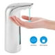thumbnail image 5 of Inteprter Dispensador de jabón Sensor impermeable Dispensadores de líquido Herramienta de dispensación de espuma Suministros de limpieza para el hogar Plata, 5 of 5