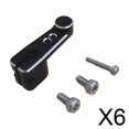 thumbnail image 1 of 6xServo Horn Baoblaze Modificado para Axial SCX24 90081 piezas 1:24 RC Coche negro, 1 of 8