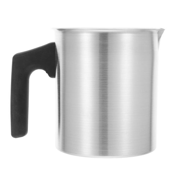 Milisten Large Aluminum Wax Melting Pot for Candle Making, Lipstick Crafting with Portable and Design