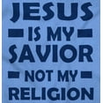 thumbnail image 2 of Jesus Is My Savior Not My Religion Hoodie Sweatshirt Women Men Brisco Brands L, 2 of 6