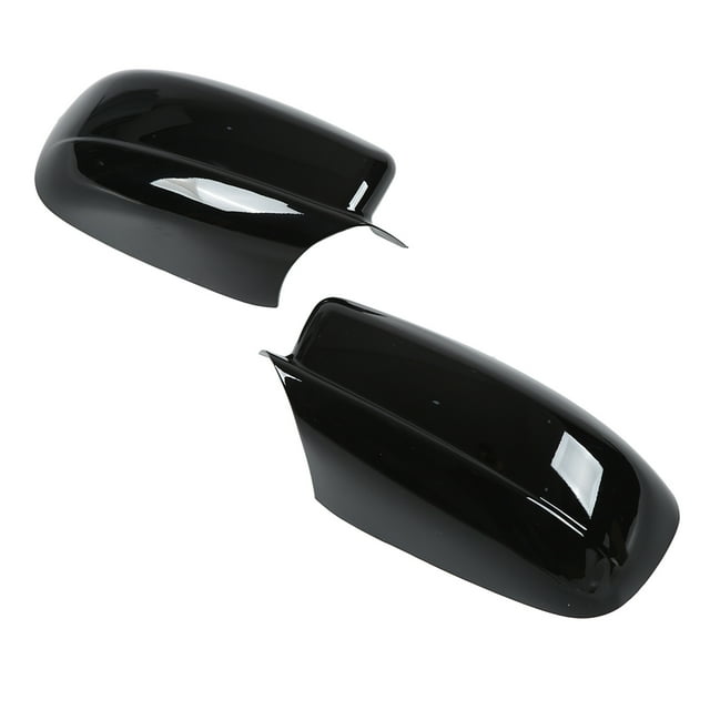 Cubiertas De Espejo De Puerta Lateral, Alta Resistencia Colorfast 2 Piezas Carcasa De Espejo Retrovisor A Prueba De Polvo Resistente Negro Brillante Para Accesorios De Coche ANGGREK Otros