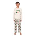 thumbnail image 4 of Tis The Season Soccer Matching Family Christmas Pajamas With Dog, Beige Holiday PJs, Plus Sizes, With Pockets, 4 of 7