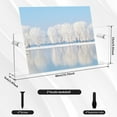 thumbnail image 3 of HLONK 2 Pack Clear Acrylic Magazine Holder  Wall Mount Hanging Bookshelf Literature Storage Rack  Brochure File Display Shelf Floating Acrylic Wall Book Holder for Waiting Room  Living Ro, 3 of 10