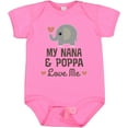 thumbnail image 3 of Inktastic Nana and Poppa Love Me Grandchild Elephant Boys or Girls Baby Bodysuit, 3 of 5