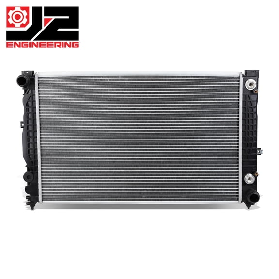 J2 Engineering for 96-02 Audi A4 1.8T A6 2.8/RS4 S4 2.7 Full Aluminum Core Radiator DPI 2648