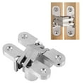 thumbnail image 6 of Heaveant Bisagra Oculta, aleación de Zinc Bisagra Cruzada Oculta Bisagra para Puerta Plegable Herrajes para Puertas de hogar, 6 of 8