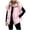 C_ Pink, variant on Women's Cropped Qulited Puffer Vest Jackets Loose Cap Sleeveless Winter Coats Zip Up Oversized Outerwear Black L