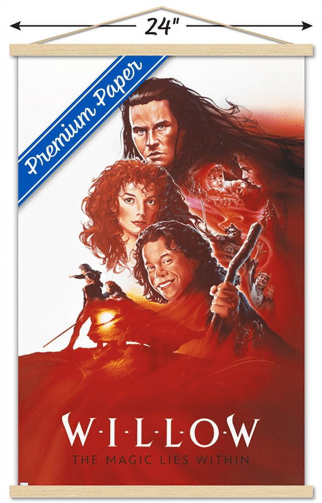 Willow - Teaser One Sheet Wall Poster with Magnetic Frame, 22.375" x 34"