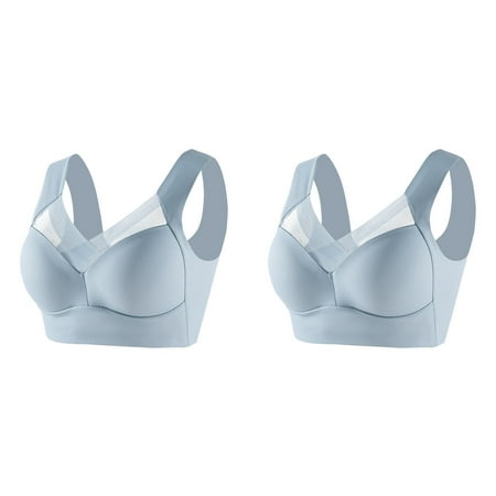 (2-Pack) Rinsvye Women s Large Strapless Lace Womens Bras Push Up Tank Top Underwear Thin Low Back Sports Bra Side Fold Side Running one Shoulder Sports Bra Gather Adjustable Bra