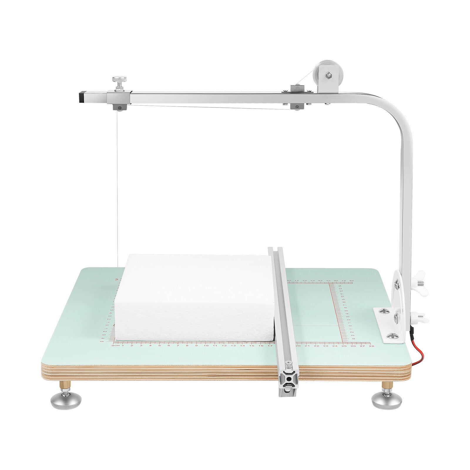 72W Tabletop Hot Wire Foam Cutter for Foam Sponge,Adjustable Temperature 32-572℉,Portable Lightweight Hot Wire Foam Cutting Machine Styrofoam Cutter with 15.4 * 12.9 Inches Workboard