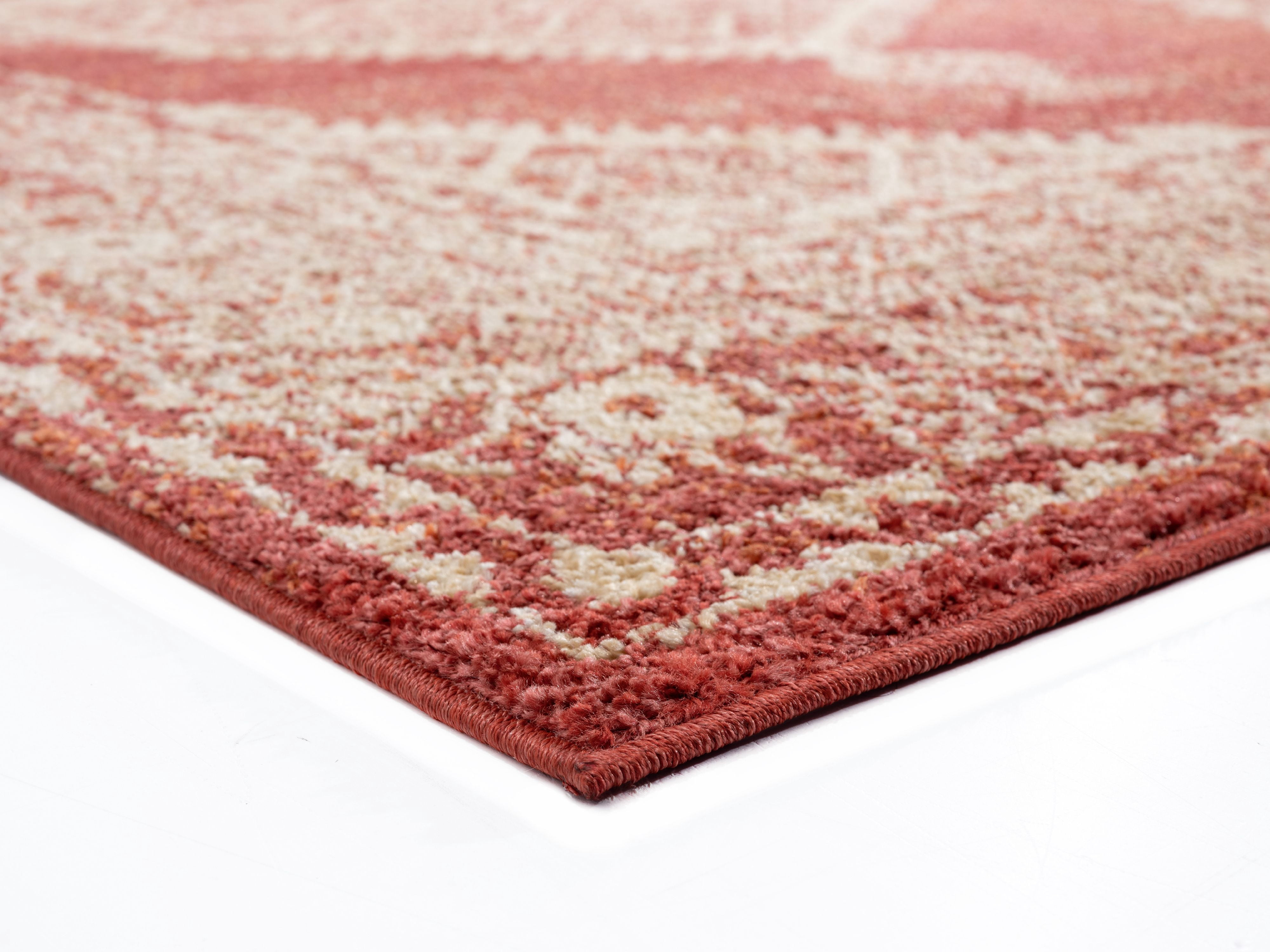 United Weavers Storybrooke Rotorua Oriental Brick Woven Olefin/Frieze Area Rug or Runner