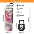 thumbnail image 3 of BZSMCE Sport Bottle Pink Fox with Glowing Eyes Outdoor sports Water Bottle Size: 10.4x3in, 3 of 7