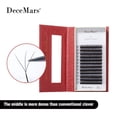 thumbnail image 3 of DeceMars 3D W-Shaped Eyelashes Extensions 3 Tip C/D Curl High Quality Idividual Lash, 3 of 5