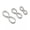 Steel color-20pcs, variant on Stainless Steel 8 Shape Charm Infinity Symbol Connectors Resin Mold Link Jewelry-6x16mm-Steel color-20pcs